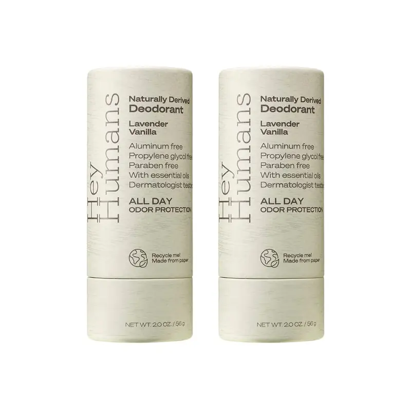 Hey Humans Déodorant Sans Aluminium Lavande Vanille – Pack 2