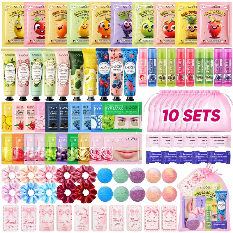 HHXI Kit Spa Fête pour Filles – 100 Pièces