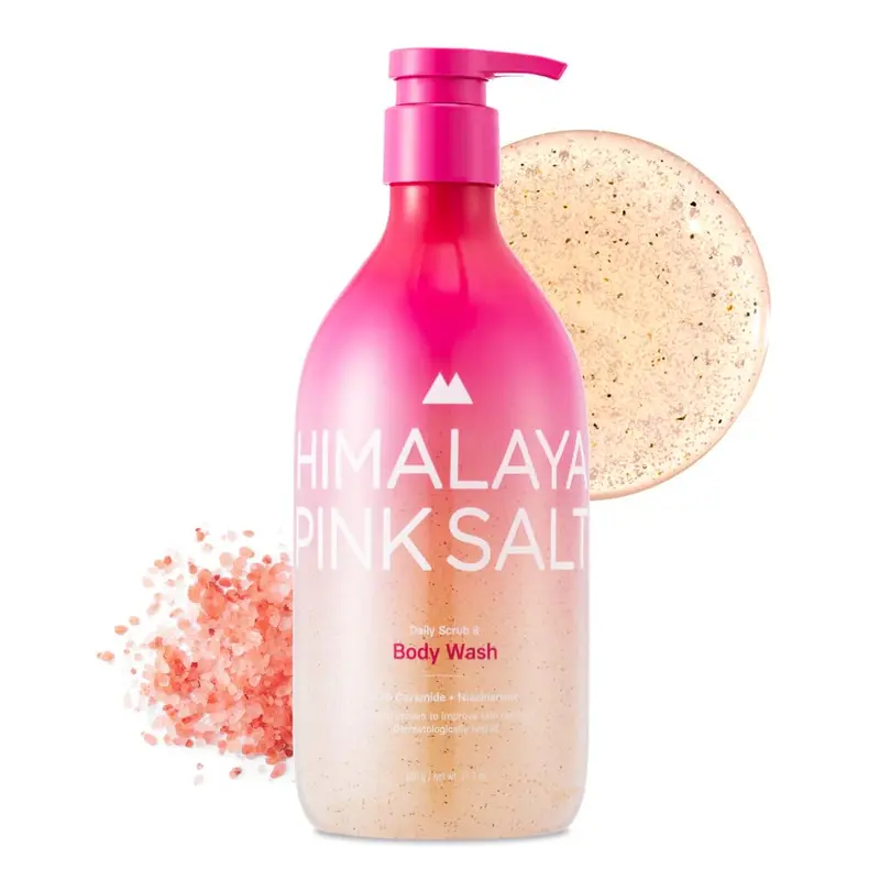 Himalaya Pinksalt Daily Scrub & Body Wash – Gommage Exfoliant Hydratant aux Sels Himalayens