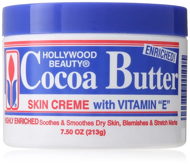 Hollywood Beauty – Crème au Beurre de Cacao avec Vitamine E – Hydratation Douce