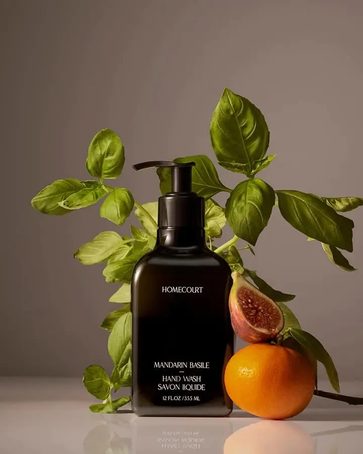 Homecourt Savon pour les mains Mandarine-Basil – Nettoyage doux et hydratant