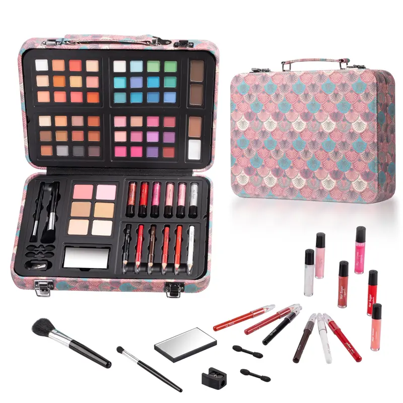 Hot Sugar Coffret Maquillage Paon – Kit Débutant Tout-en-Un pour Adolescents 10–12 ans, Idéal Cadeau
