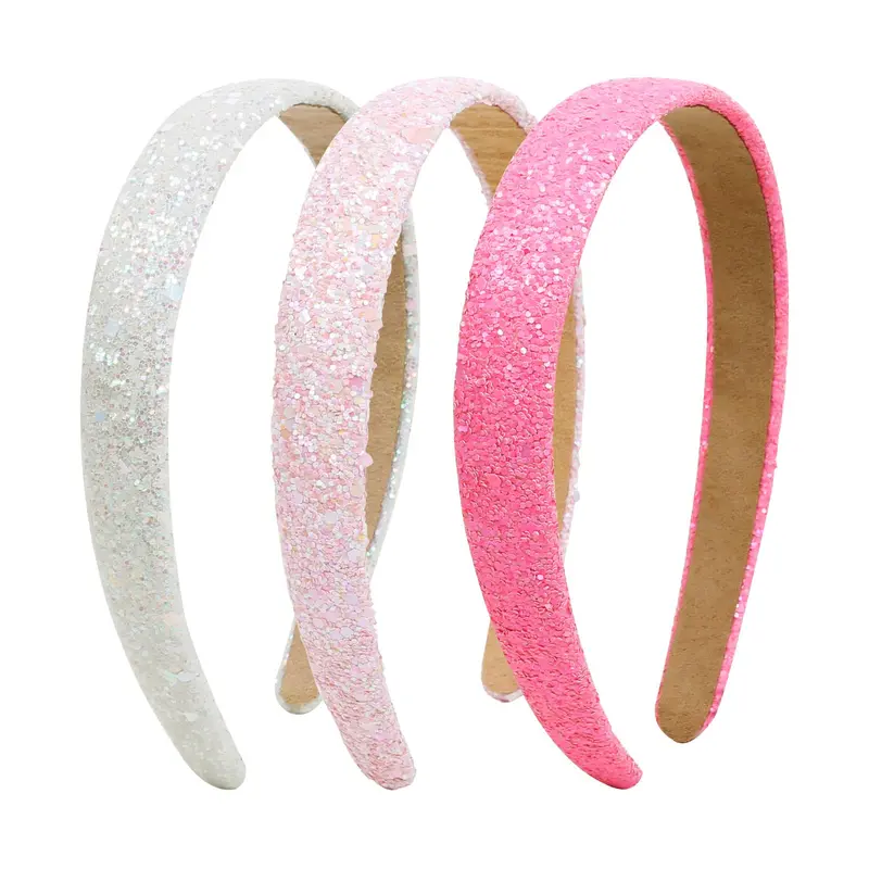 Huachi Bandeaux à paillettes – Antidérapants pour Filles et Femmes, Accessoires Scintillants pour Fête et Rentrée