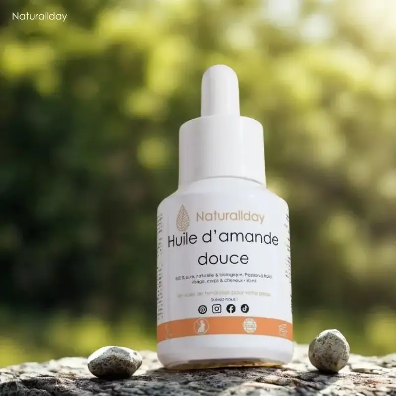 Huile d’Amande Douce Bio - 100 % pure & pressée à froid