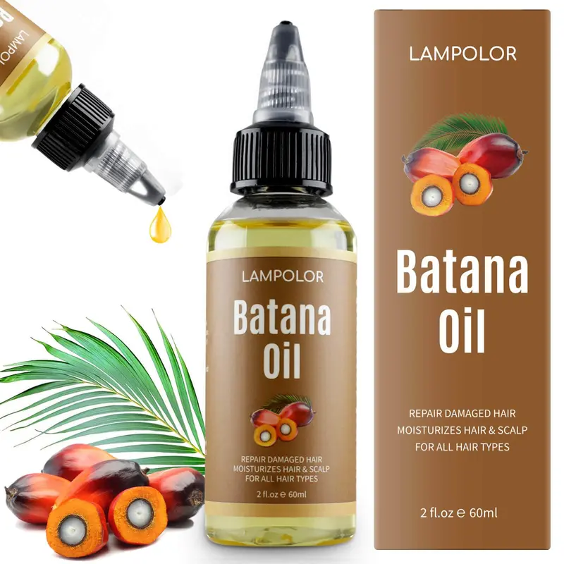 Huile de Batana Lampolar — Croissance capillaire naturelle, pure et non raffinée, Honduras, 60 ml