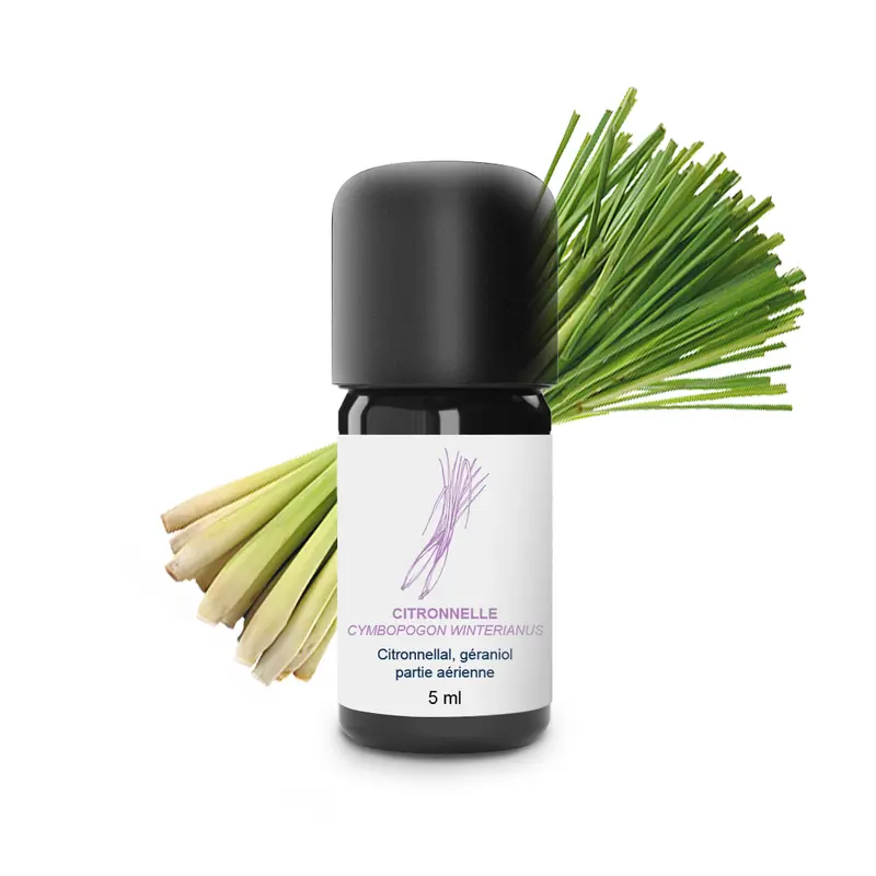 Huile Essentielle de Citronnelle 100% Bio et Artisanal