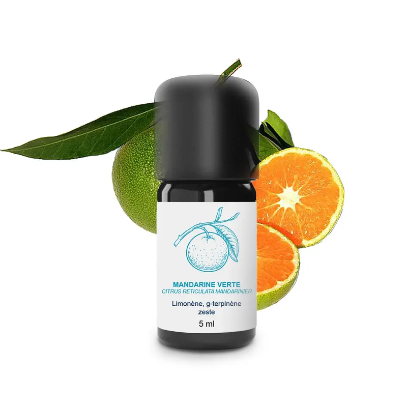 Huile Essentielle de Mandarine verte 100% Bio et Artisanal