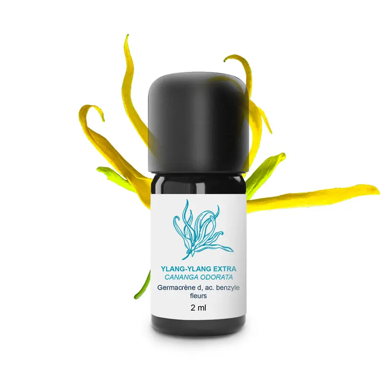 Huile Essentielle d'Ylang Ylang extra 100% Bio et Artisanal