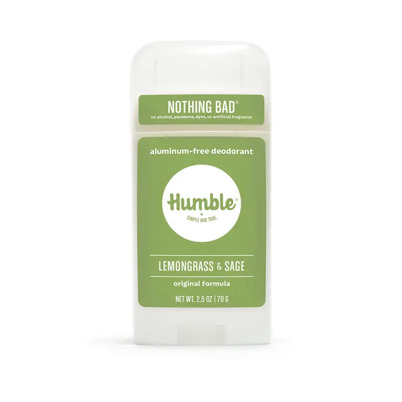 Humble Brands Déodorant Original Sans Aluminium — Contrôle des Odeurs longue durée, Citronnelle & Sauge, Pack d'une pièce