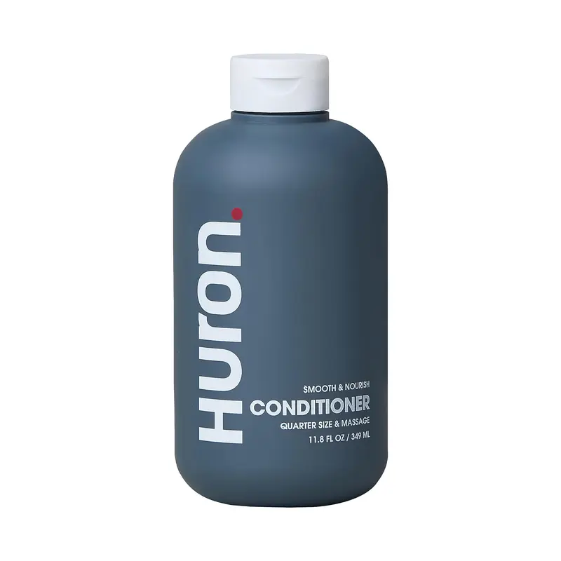 Huron Conditionneur pour Hommes – Léger et Hydratant, Élimine les Frisottis, Brillance et Senteur Fraîche – Vegan & Cruelty-Free – 350 ml