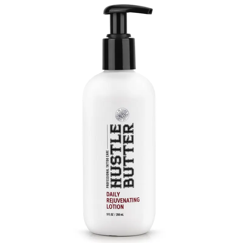 Hustle Butter Deluxe – Soin après tatouage quotidien, hydratant naturel végane et non testé sur les animaux – 266 ml