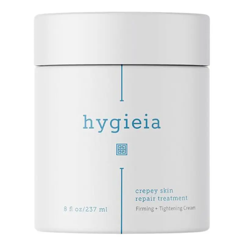 Hygieia + Crème Corps Raffermissante et Hydratante – Pour Peau Crépée, Acide Hyaluronique & AHAs, 8oz