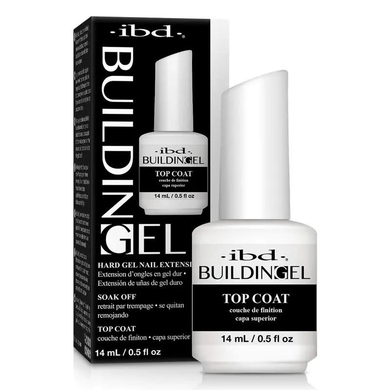 IBD Gel de Construction – Extensions d’Ongles Durables, Finition UV/LED et Vernis Fortifiant 0,5 fl oz