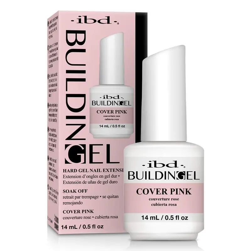 IBD Gel de Construction – Extensions Ongles, Rose Couvrant, 0,5 oz (14 g)