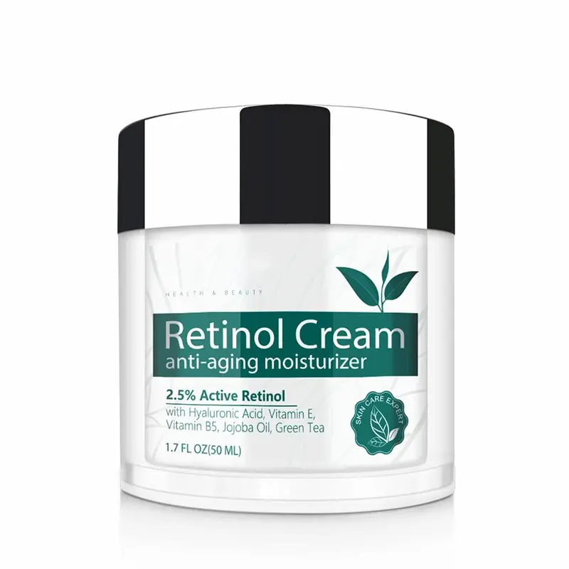 IFUDOIT Crème Rétinol Visage 2,5% – Hydratation et Anti-âge avec Acide Hyaluronique