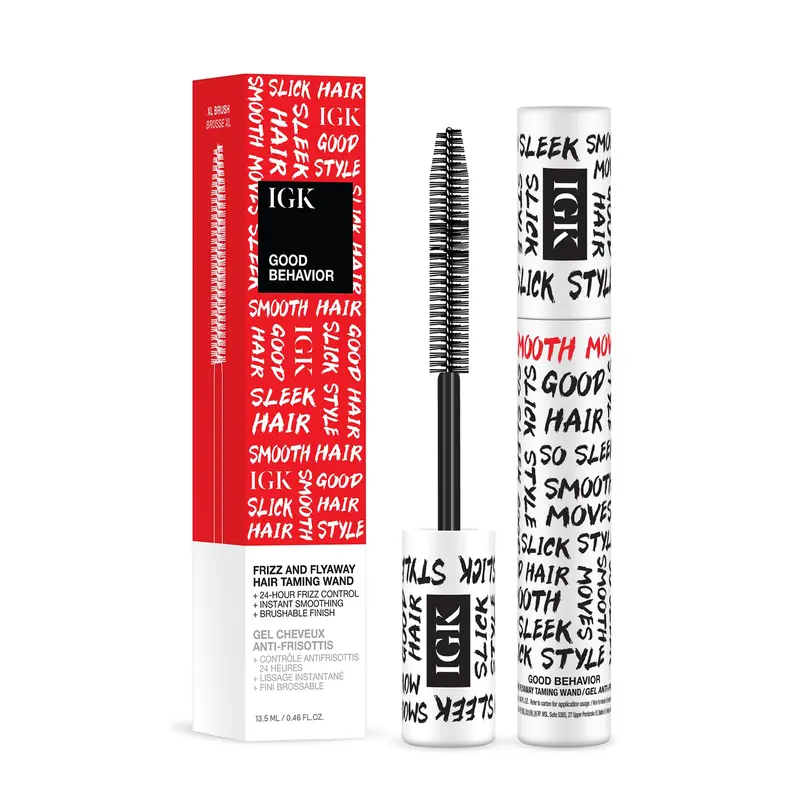 IGK Good Behavior Bâton anti-frisottis et mèches rebelles – Gel léger, 0,24 oz