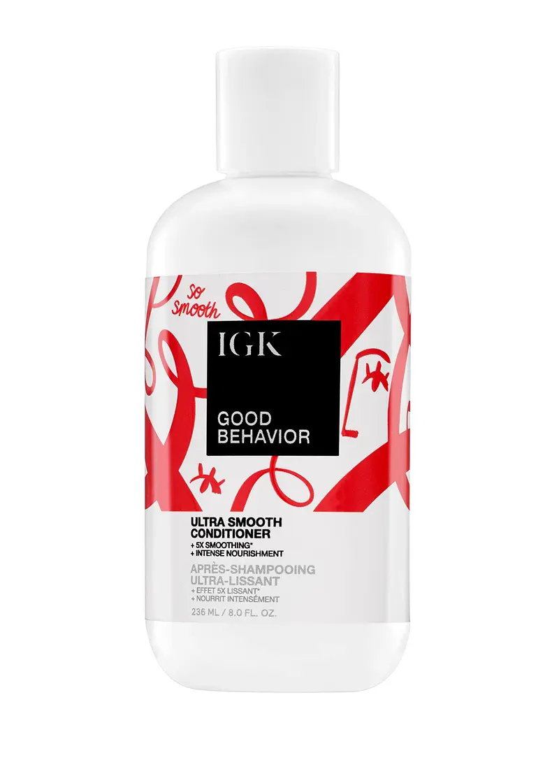 IGK GOOD BEHAVIOR Conditionneur Ultra-Lissant | Contrôle des frisottis, Hydratation et Brillance | Végan et Cruelty-Free | 236 ml