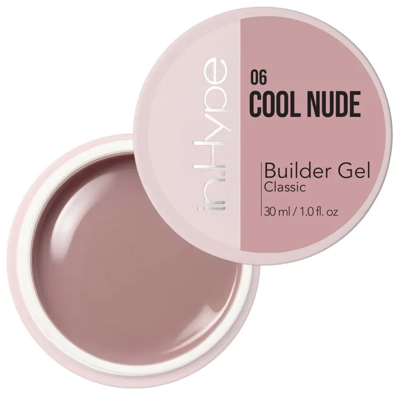 IN.HYPE Gel Camouflage Builder UV/LED – Extension et Renforcement des Ongles Nude Frais #32