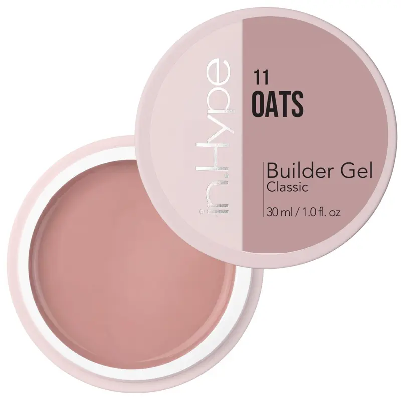IN.HYPE Gel de construction UV/LED – Beige avoine (#11) | Extension et renforcement des ongles