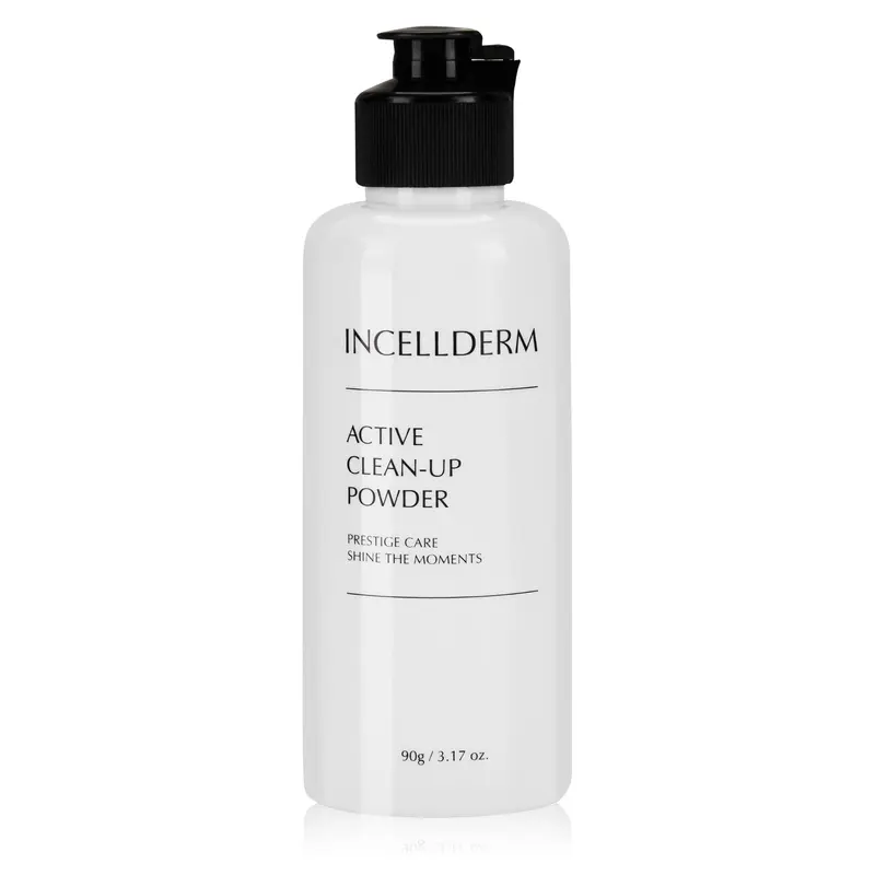 INCELLDERM Active Clean-Up Poudre — Nettoyage facial activé par eau avec enzymes papain
