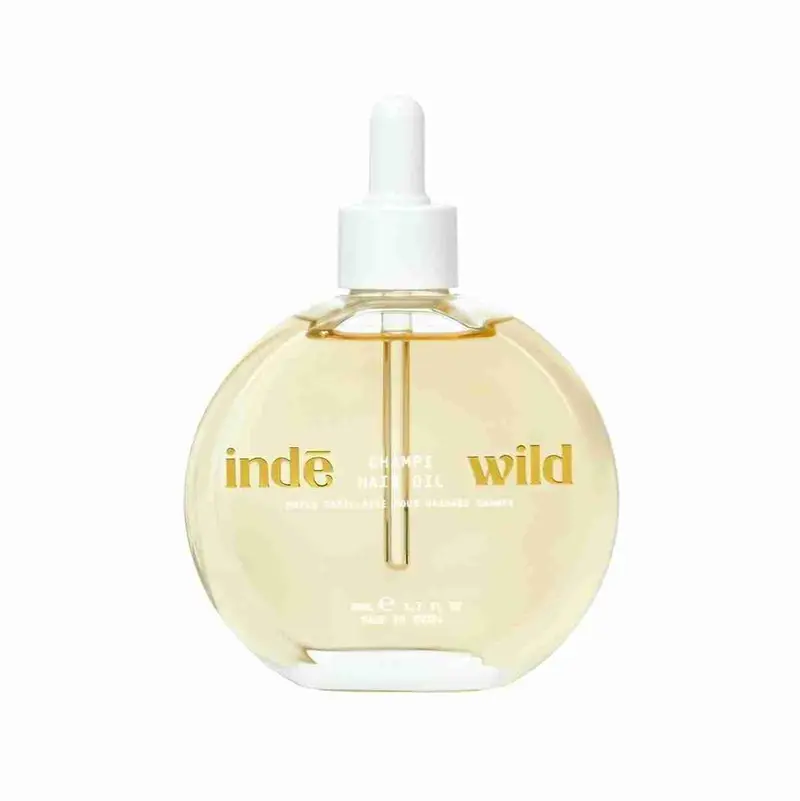 i'nde w'ild Champi – Huile Capillaire Ayurvédique 50 ml – Brahmi, Amla et Bhringraj | Pellicules et Épaississement