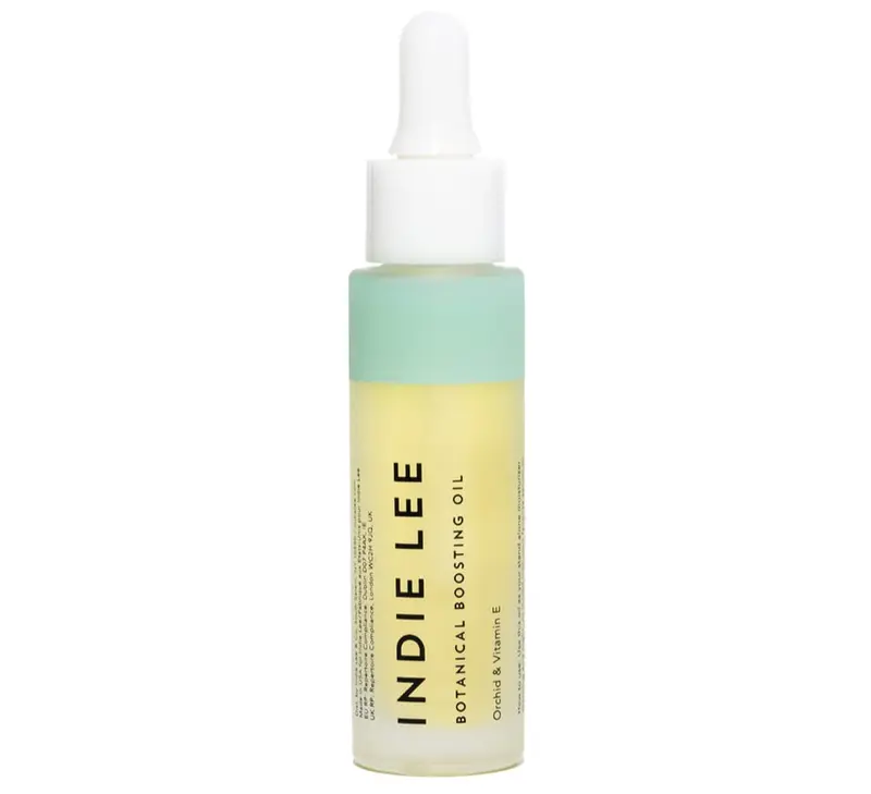 Indie Lee Botanical Boosting Oil – Huile visage avec vitamine E, extrait d’orchidée et acide malique (30 ml)