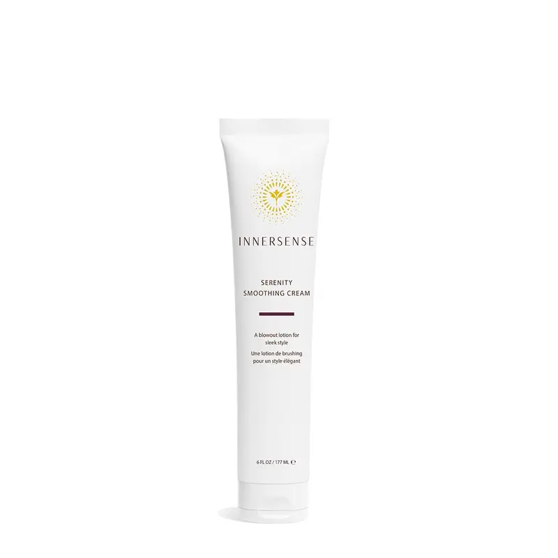 INNERSENSE Natural Serenity Crème Lissante pour Cheveux – Soin capillaire biologique, sans toxines, non testé sur les animaux (6 oz | 177 ml)