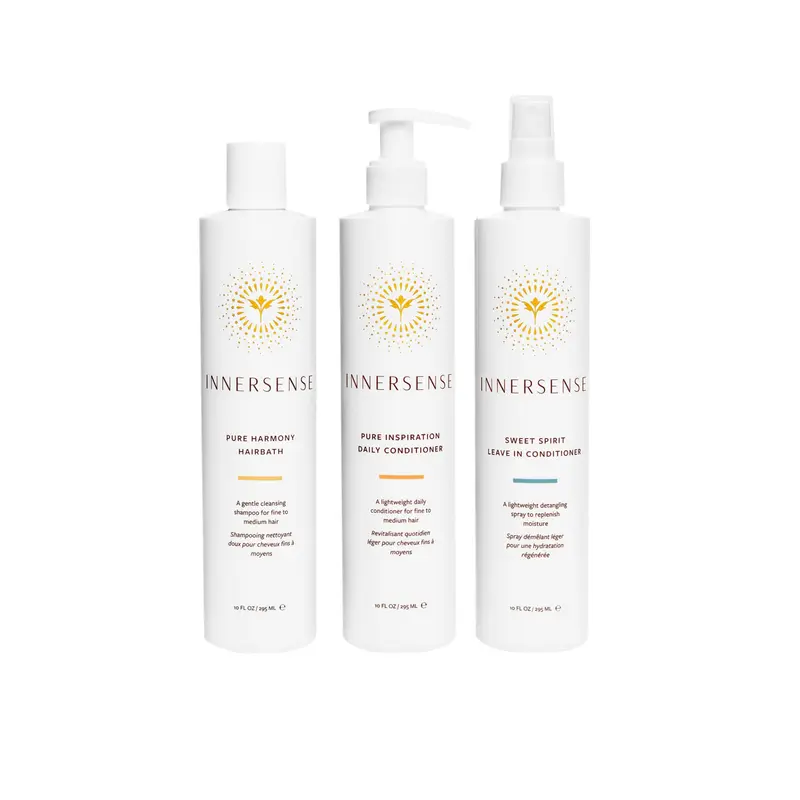 INNERSENSE Pure Harmony Trio – Soins capillaires bio, sans toxines et sans cruauté (format intégral)