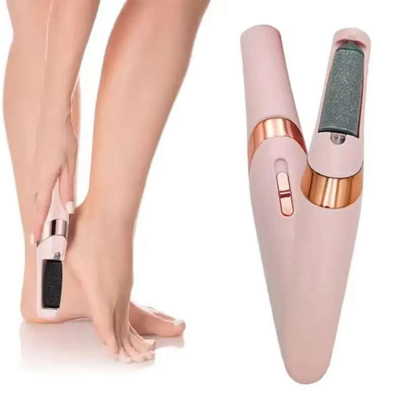 Innoflyx Pied Électrique – Outil pédicure sans fil pour callosités, 2 têtes durables