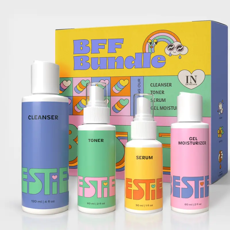 InstaNatural BESTIES BFF Quatre Étapes – Kit Soin Teen Simple
