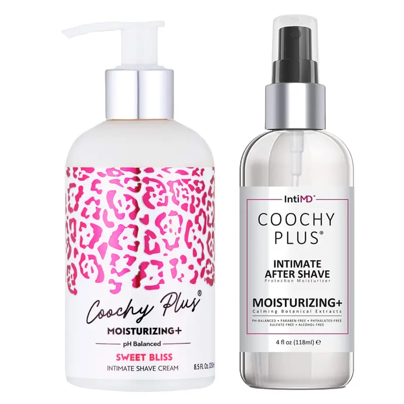 IntiMD Coochy Plus Kit Rasage Intime – Hydratation Douceur et Protection Après Rasage