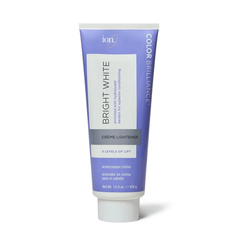 Ion Bright White Crème Éclaircissante – Éclaircissement jusqu’à 8 niveaux (15,9 oz)