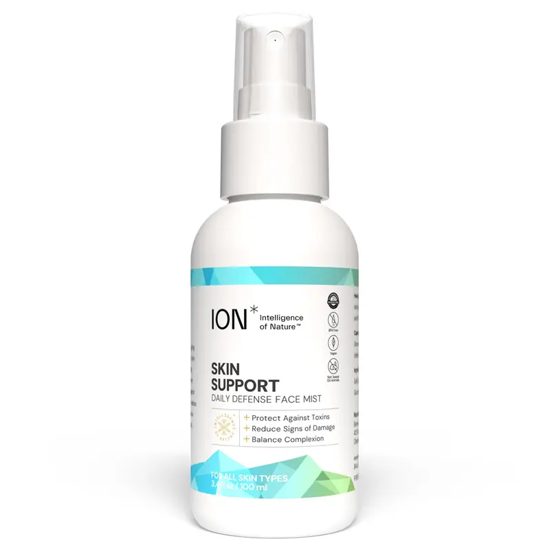 ION* Intelligence of Nature Skin Support – Brume Visage Hydratante 100 ml, spray rafraîchissant vegan, pour femmes et hommes