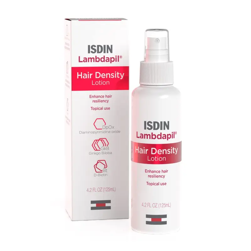 ISDIN Lambdapil Lotion Anti-Chute pour Cheveux – Épaissit et Renforce, 125 ml