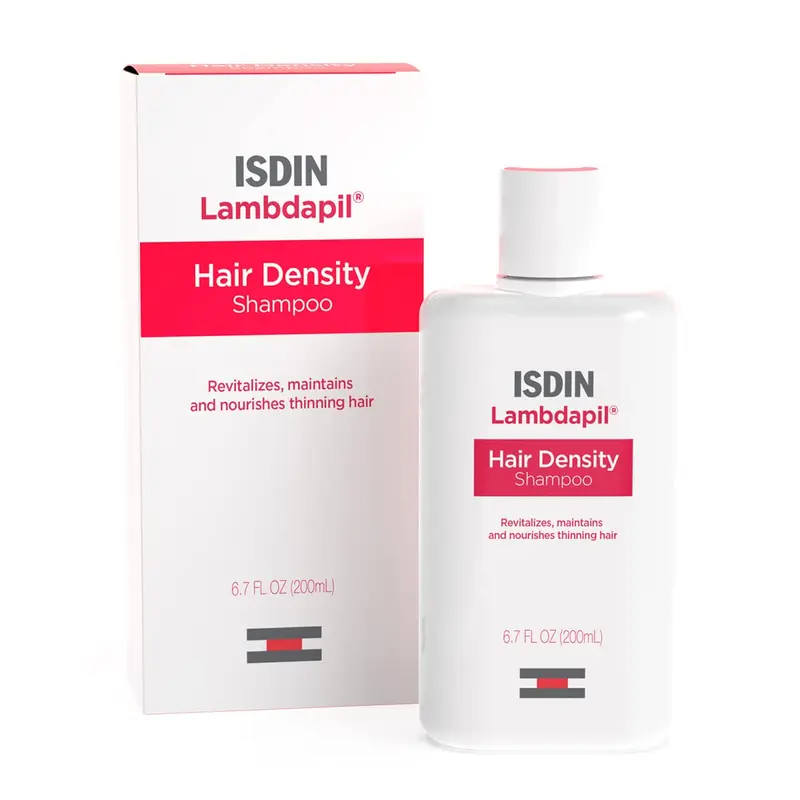 ISDIN Lambdapil Shampooing Densité – Shampooing Volumisant pour Cheveux Fins (200 ml)