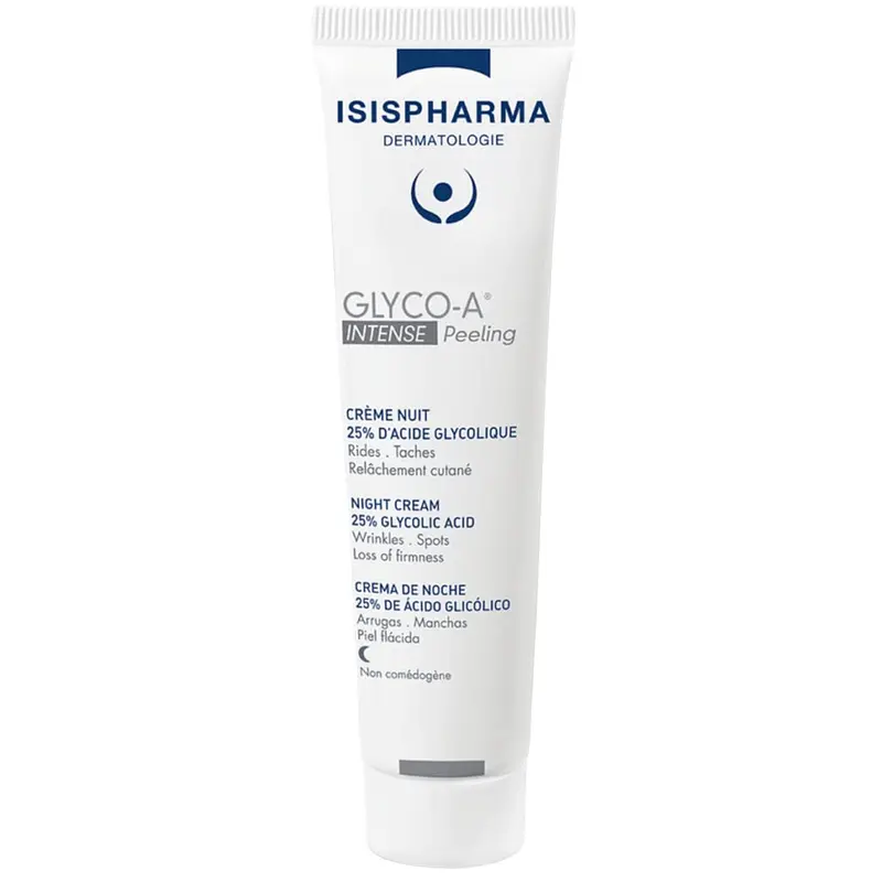 IsisPharma Glyco-A Intense Peeling – Soin nuit 30 ml avec acide glycolique 25%