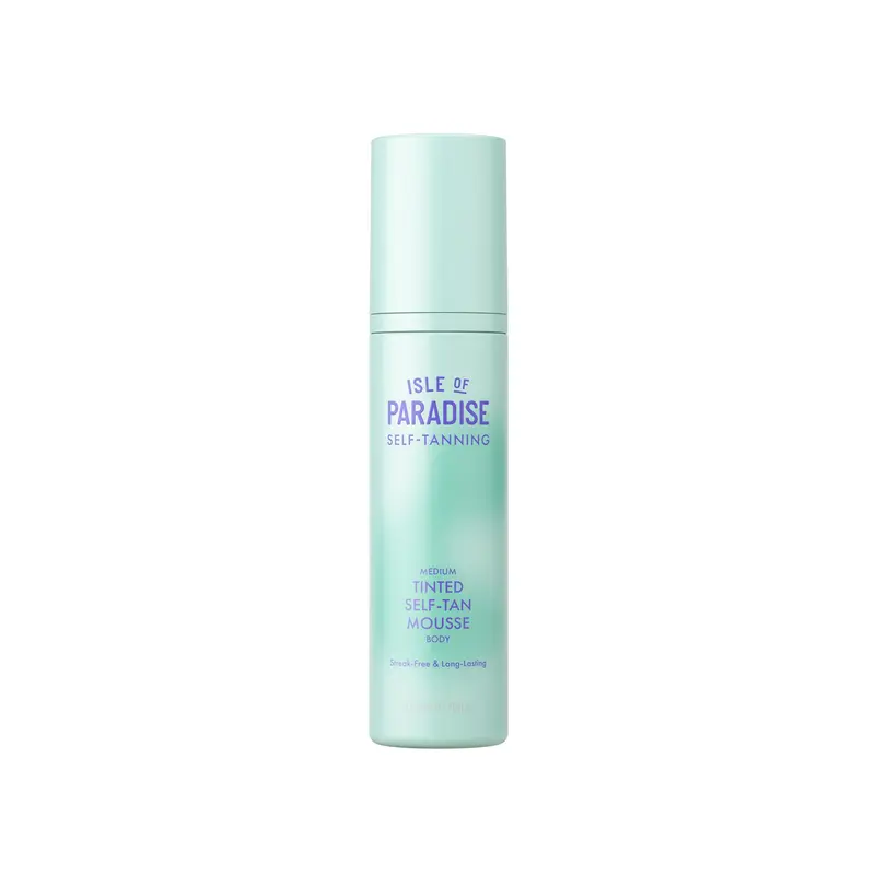 Isle of Paradise Mousse Auto-Bronzante Teintée – Résultat Naturel, Sans Traces, Durable Jusqu’à 7 Jours | Végan et Cruelty-Free