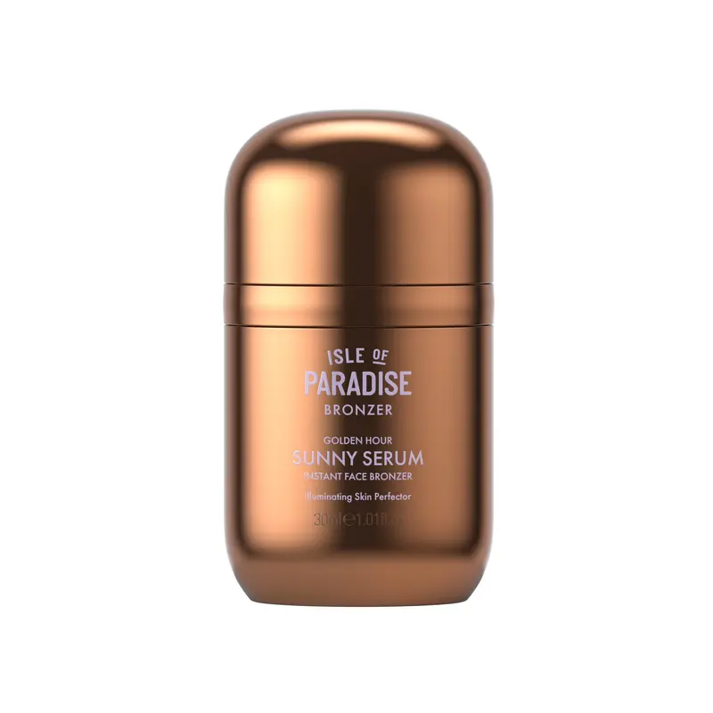 Isle of Paradise Sunny Serum – Sérum bronzant liquide lavable, lumineux et hydratant, 30 ml