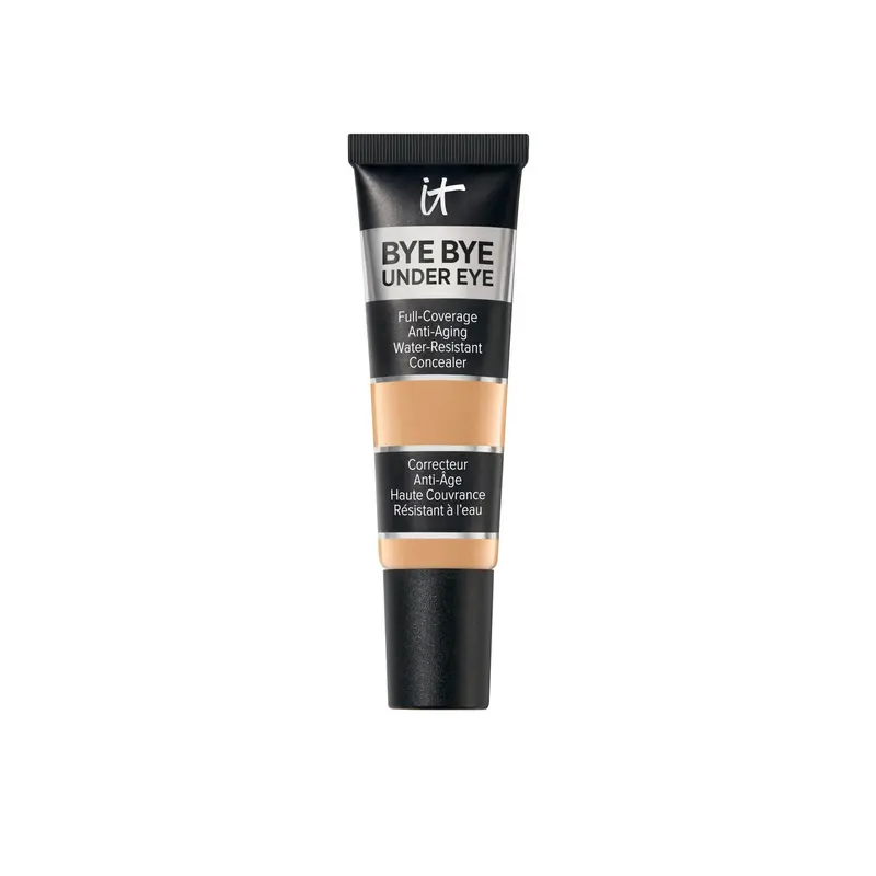 IT Cosmetics Bye Bye Under Eye Concealer (Medium Tan) – Anti-âge, Résistant à l'eau, Couverture maximale 24h