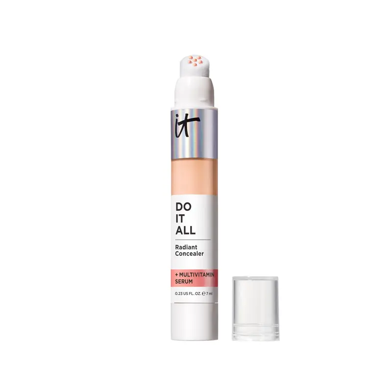 IT Cosmetics Do It All Radiant Concealer – Anti-cernes hydratant et lumineux, teinte Light Warm, 6 ml