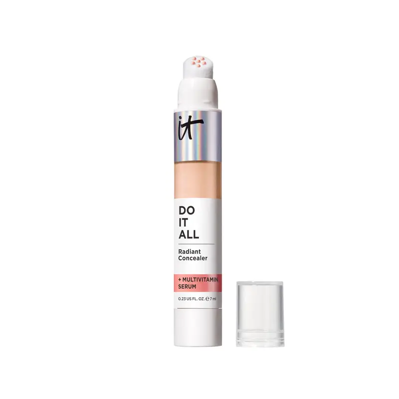 IT Cosmetics Do It All Radiant Concealer – Hydratant & Éclat – Couvrance moyenne – Teinte Light Neutral (0,2 oz)