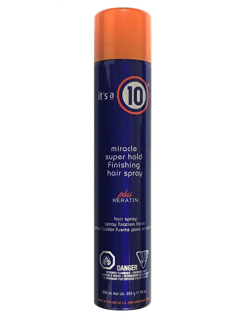 It's a 10 Haircare Miracle Super Hold Finishing Spray avec Kératine – 10 oz