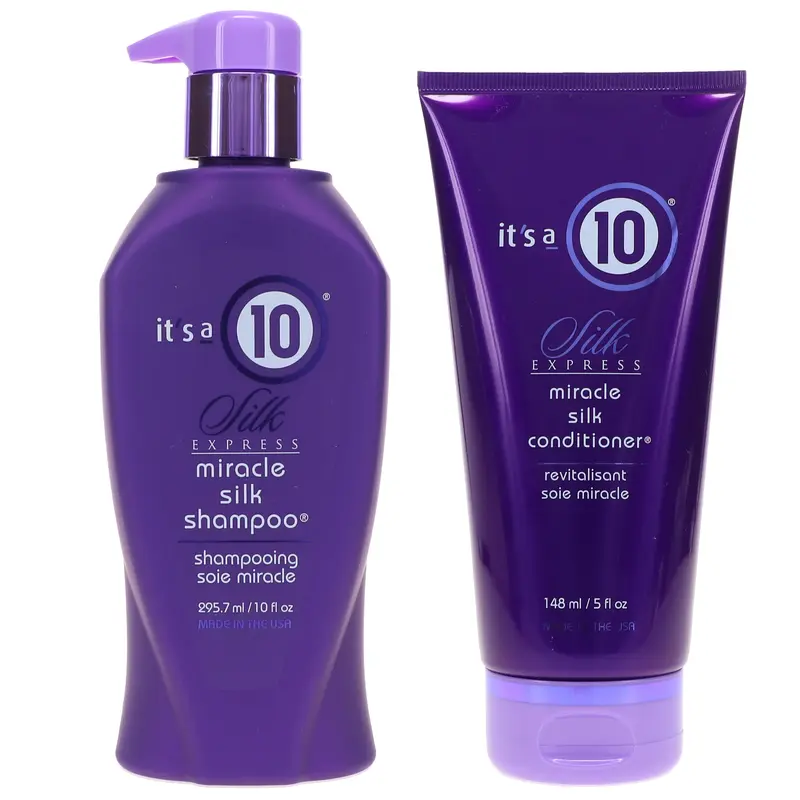 Its a 10 Haircare Silk Express Shampoing & Après-Shampoing – Cheveux lisses et hydratés (10 oz + 5 oz)