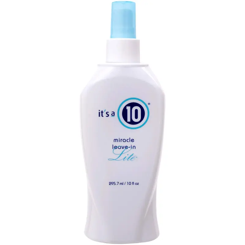 Its A 10 Miracle Leave-In Lite – Soin sans rinçage léger pour cheveux, 295,7 ml | Démêlage et brillance