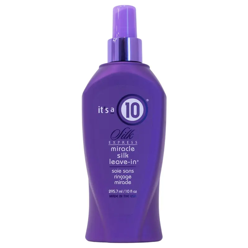 It's A 10 Silk Express Miracle Silk Leave-In 10 Oz — Soin sans rinçage léger et démêlant pour cheveux