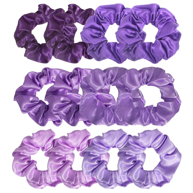 Jaciya Chouchous Satin – 12 Pièces, Sans Dommages, Pour Femmes et Filles