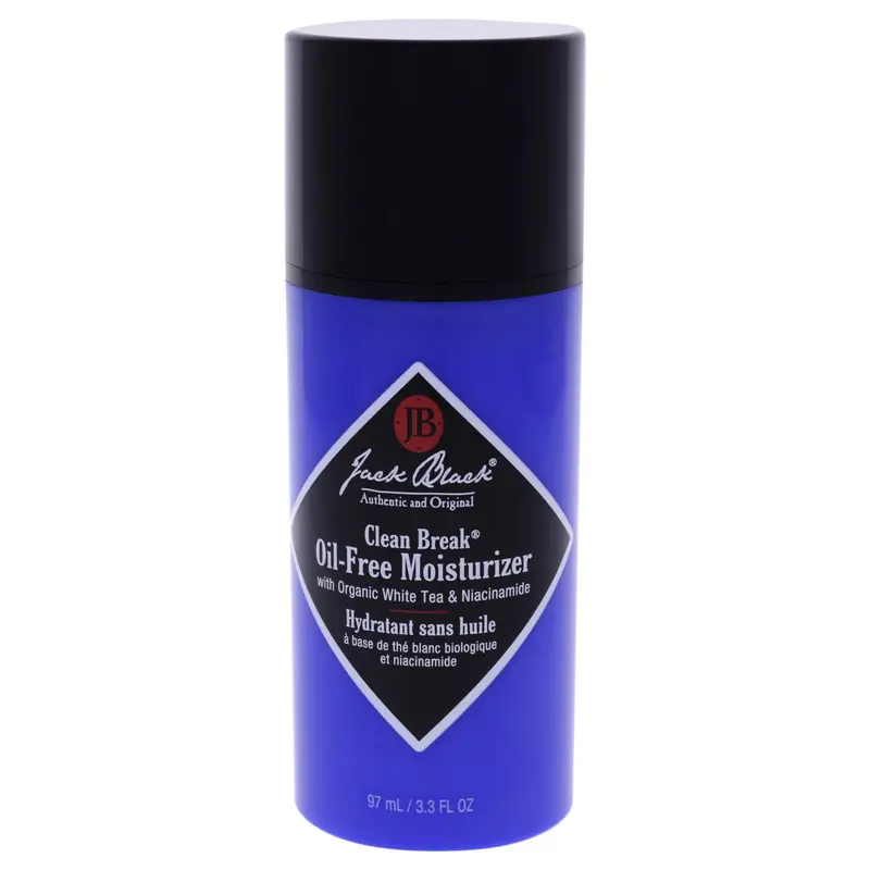Jack Black Clean Break – Hydratant Sans Huile pour le Visage, 3,3 oz
