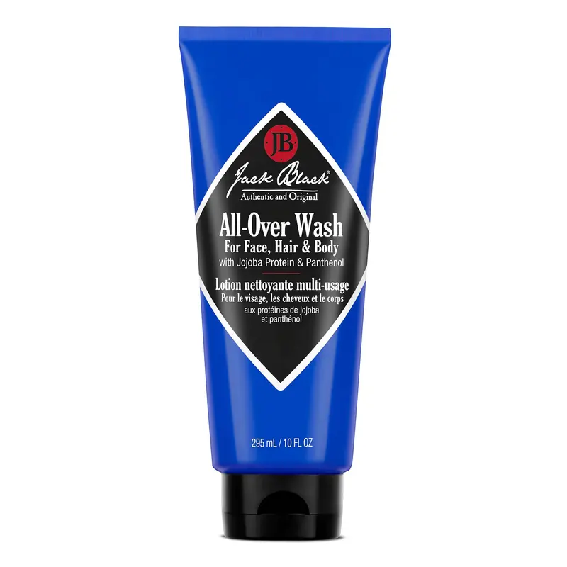 Jack Black Nettoyant Tout-en-Un 3 en 1 – Sans sulfate pour visage, corps et cheveux – Agrumes, Menthe et Mousse de Chêne – 10 oz