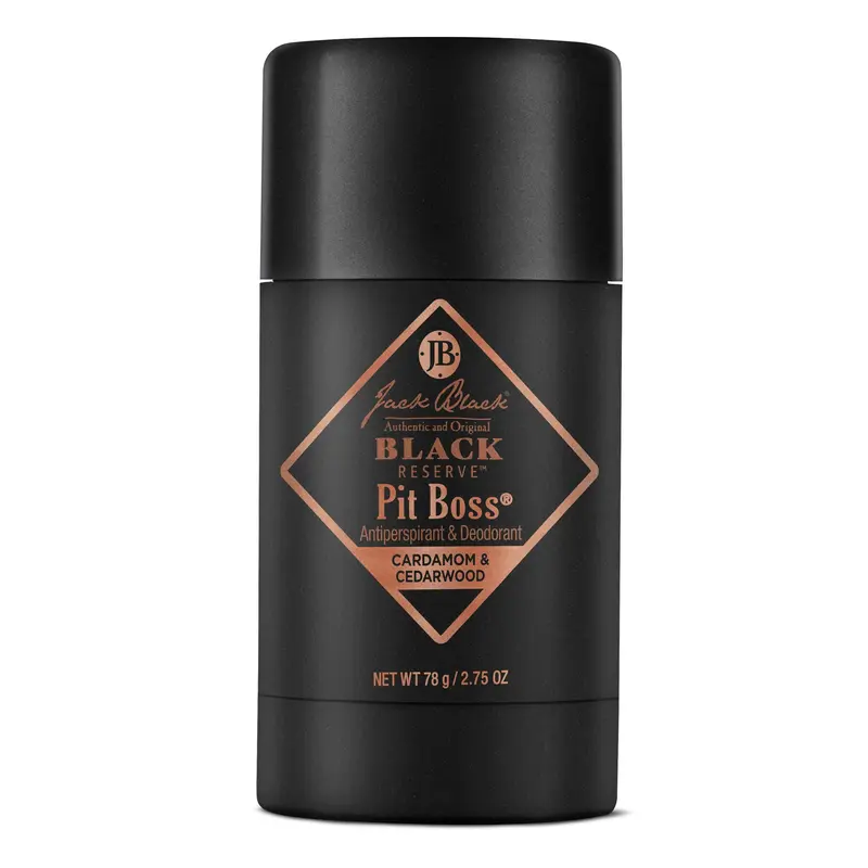 Jack Black Pit Boss Black Reserve Antiperspirant & Déodorant Homme – Cardamome & Cèdre – 2,75 oz