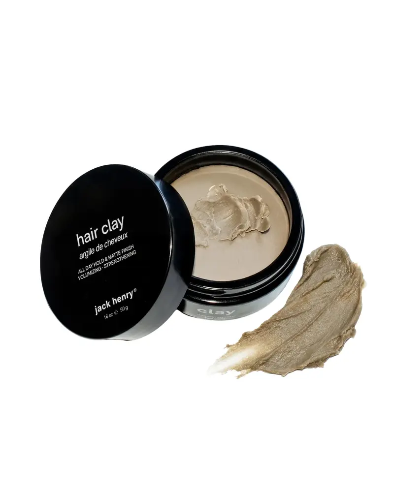 Jack Henry Cire Coiffante Premium – Finition Matte, Maintien Toute la Journée, Formule Naturelle et Biologique (1,6 oz)